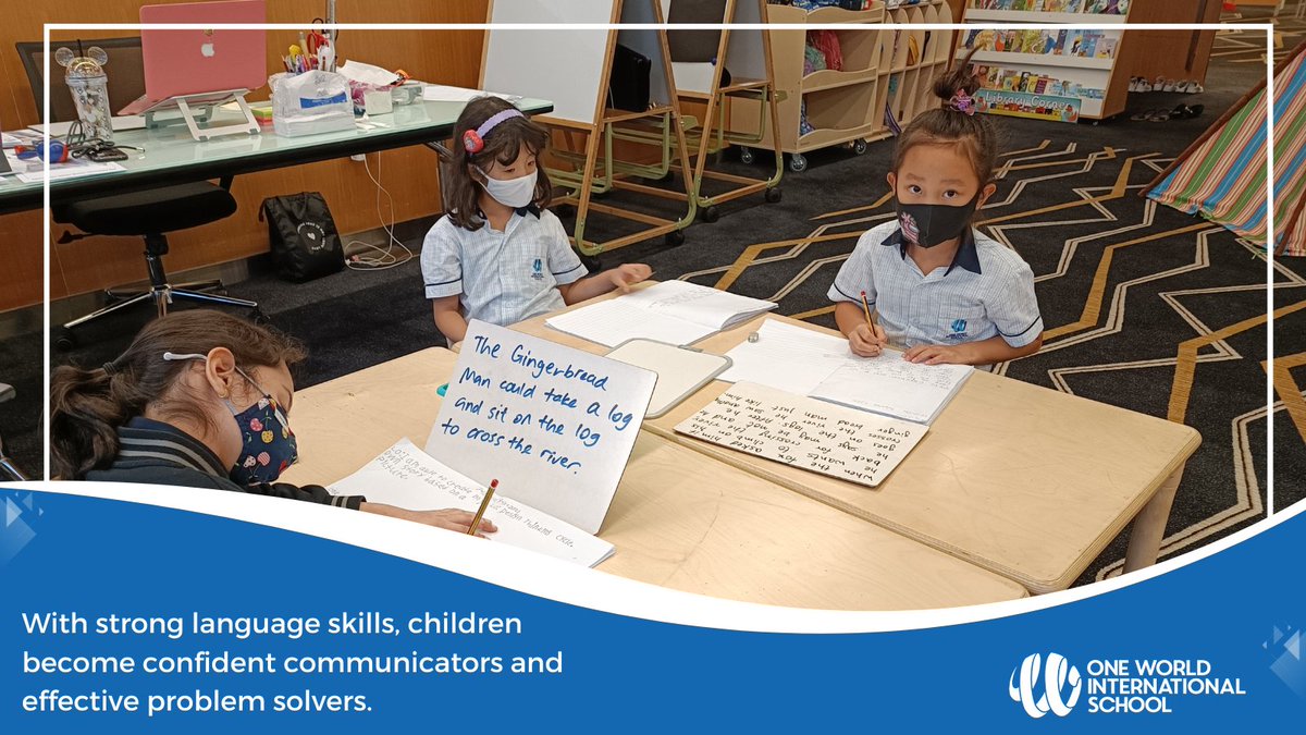 OWIS_Singapore's tweet image. Strong language skills empower children to express their thoughts, ideas and emotions clearly and precisely. They can articulate their needs and concerns effectively, fostering healthy communication and building positive relationships with everyone. #languageskill #ideas