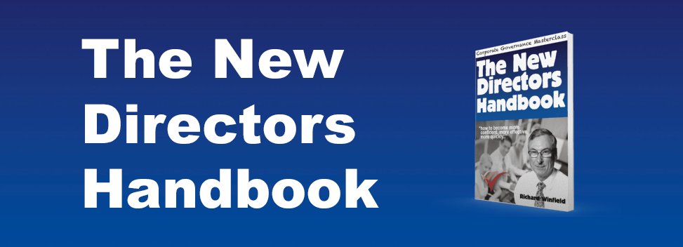 DirectorCoach's tweet photo. Free taster download:
The New Directors Handbook: download the first three chapters of my definitive handbook for directors.

https://t.co/qktFt6WWPw

#directors #directorship #corporategovernance #boardsofdirectors https://t.co/WKMka7GhiE