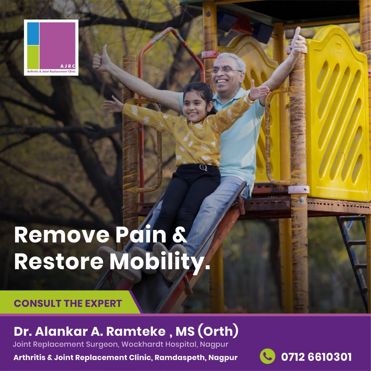 infoarthritis's tweet photo. Restore the mobility in your joints and have some fun with your grandchildren this summer.

Call - 0712 6610301 to book your appointment.
Visit our Website - https://t.co/A3rWHi5KT9
Follow - @infoarthritis
 
#kneereplacement #JointReplacement #hipreplacement #avascularnecrosis https://t.co/3Id78uwYJ9