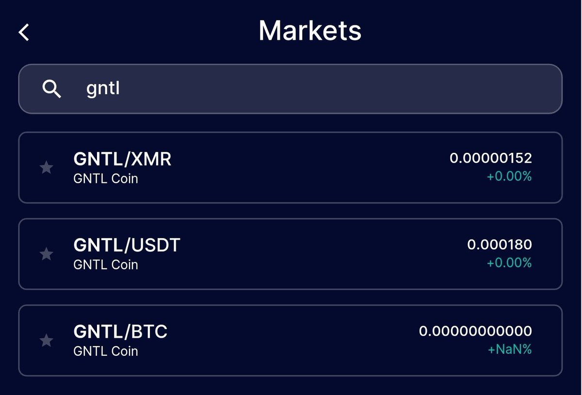 $GNTL has open orders on @exbitron, #trade now, buy/sell, what will you do? #cryptocurrency #private #secure #anonymous #untraceable