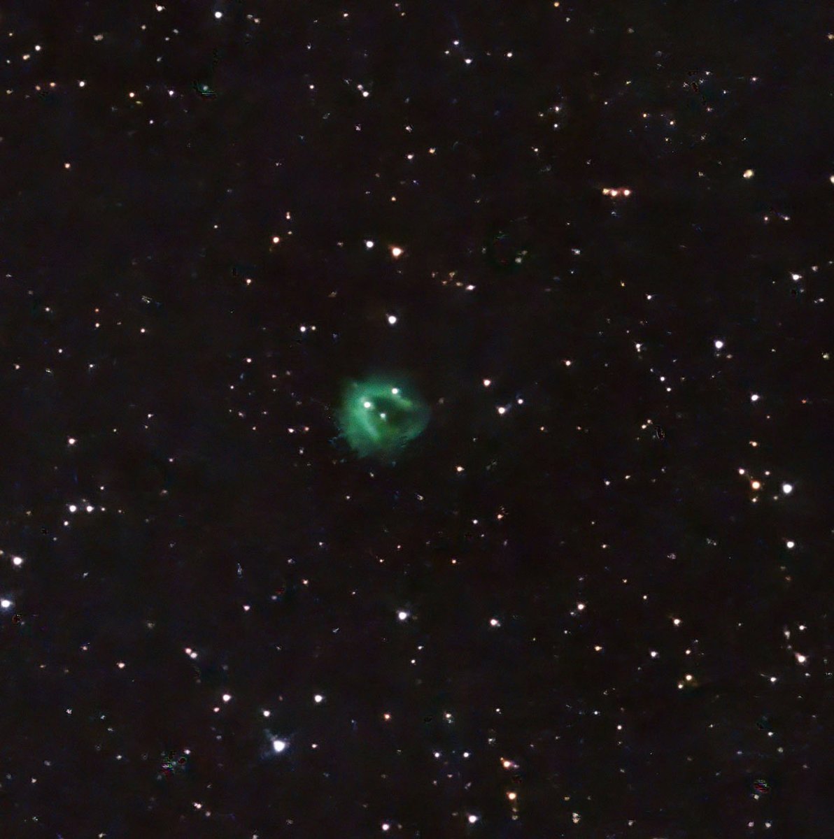 NGC7076 a pretty planetary nebula in Cepheus taken last night with an RC10 and ASI533.