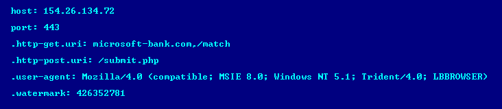 #CobaltStrike

Using a well known Bank... "Microsoft Bank" domain:
▶️Domain name: microsoft-bank[.]com
▶️Create date: 2023-02-19
🧩So ~5 months of waiting

☣️Conf: In the screenshot

They didn't even use an Edge User Agent🤠

<a href="/malwrhunterteam/">MalwareHunterTeam</a>