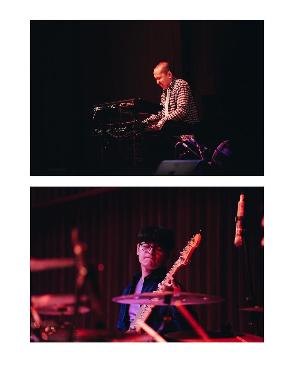 <a href="/chicoiraasa/">ChicoIraAsa</a> Tohpati's curated quintet concert dazzles with young, talented musicians - Odi Purba (bass), Demas Narawangsa (drums), and Ricad Hutapea (saxophone). 

Photo: Angga Tusan