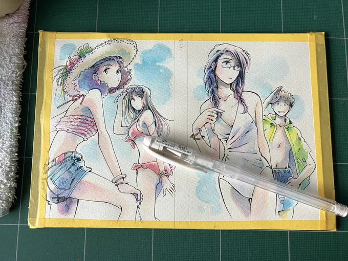 \ できた!/  こんな感じのものが届きます☆ あ、車両絵はバック白いかもw(塗るとなんかカッコ悪くて※センスの問題)  ぜんぶ塗り終わったらBOOTHに出品します丶(°∀°)ノよろしくお願いしまーす♪♪♪ https://studio-carmine.booth.pm