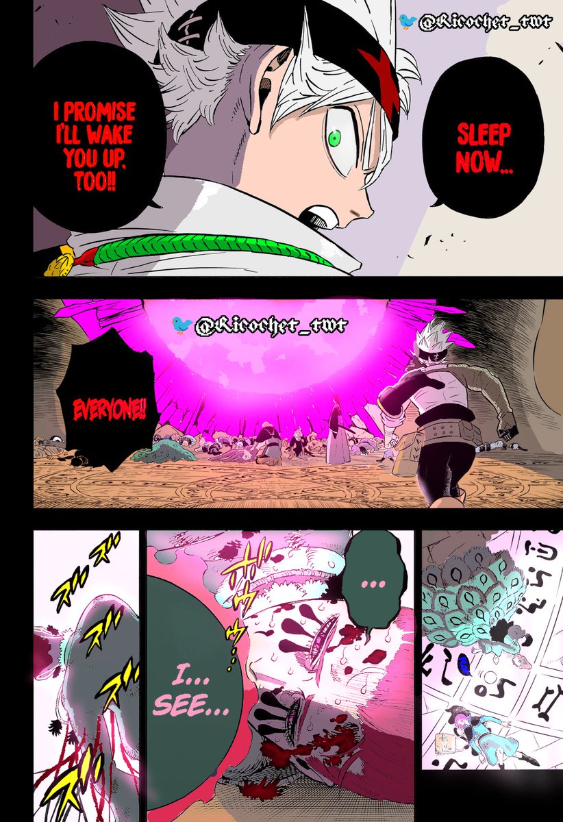 Ricochet_twt's tweet photo. Black Clover Chapter 367
~ Aftermath ~
#BCSpoilers #BC367 #mycoloring #ブラッククローバー https://t.co/KsTqDQgjuJ