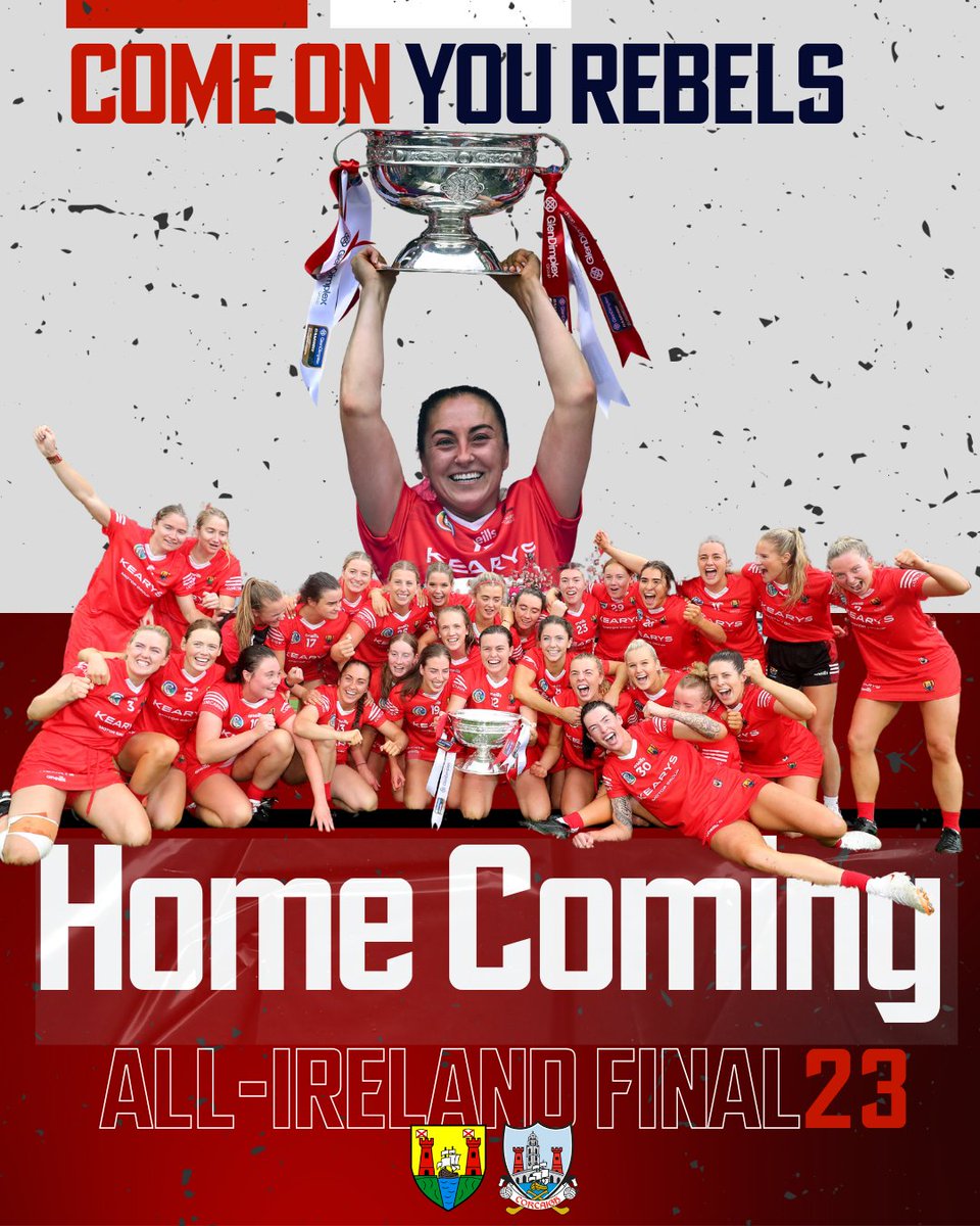 Big home coming for All-Ireland Camogie Champions. 

Let's support our Rebels as they bring the O'Duffy Cup back to Cork