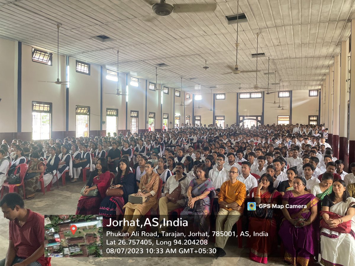 JBUniversityJRH's tweet photo. Inaugural Ceremony of Four Year UnderGraduate Program (FYUGP) under National Education Policy, 2020 for the academic session 2023-24 at Jagannath Barooah College (Autonomous).
@ranojpeguassam @himantabiswa https://t.co/eCTq6syQFt