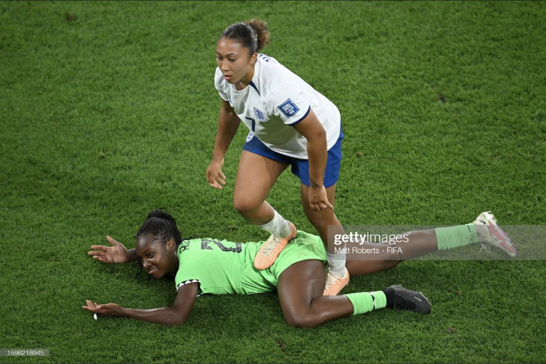 itsHendrixStill's tweet image. Lauren James finally saw real competition and she choked 😂 #ENGNGA #FIFAWWC