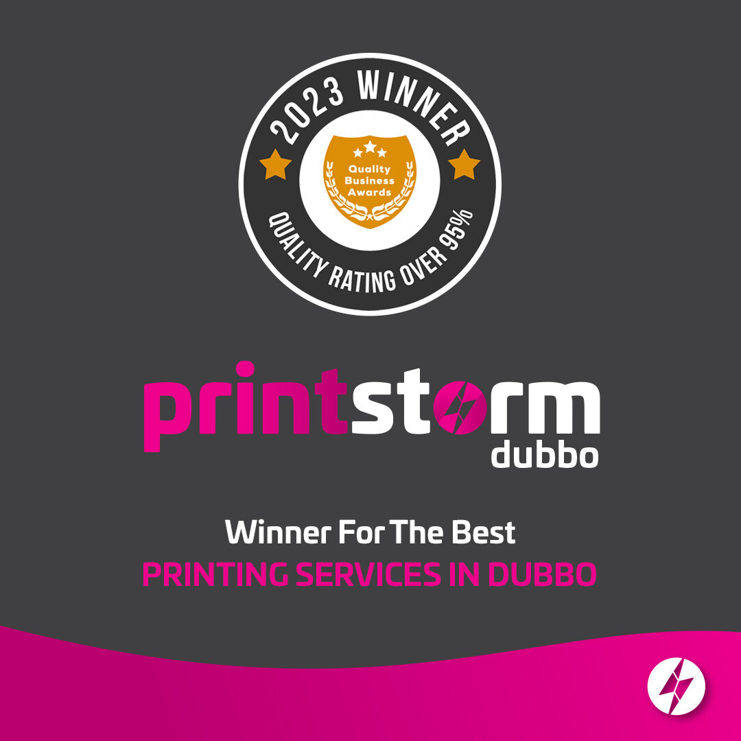PrintStorm's tweet photo. Over the moon to receive Quality Business Awards for both the Dubbo and Orange branches of Print Storm. Great work team! 👏 https://t.co/2Hu2AzBVN3