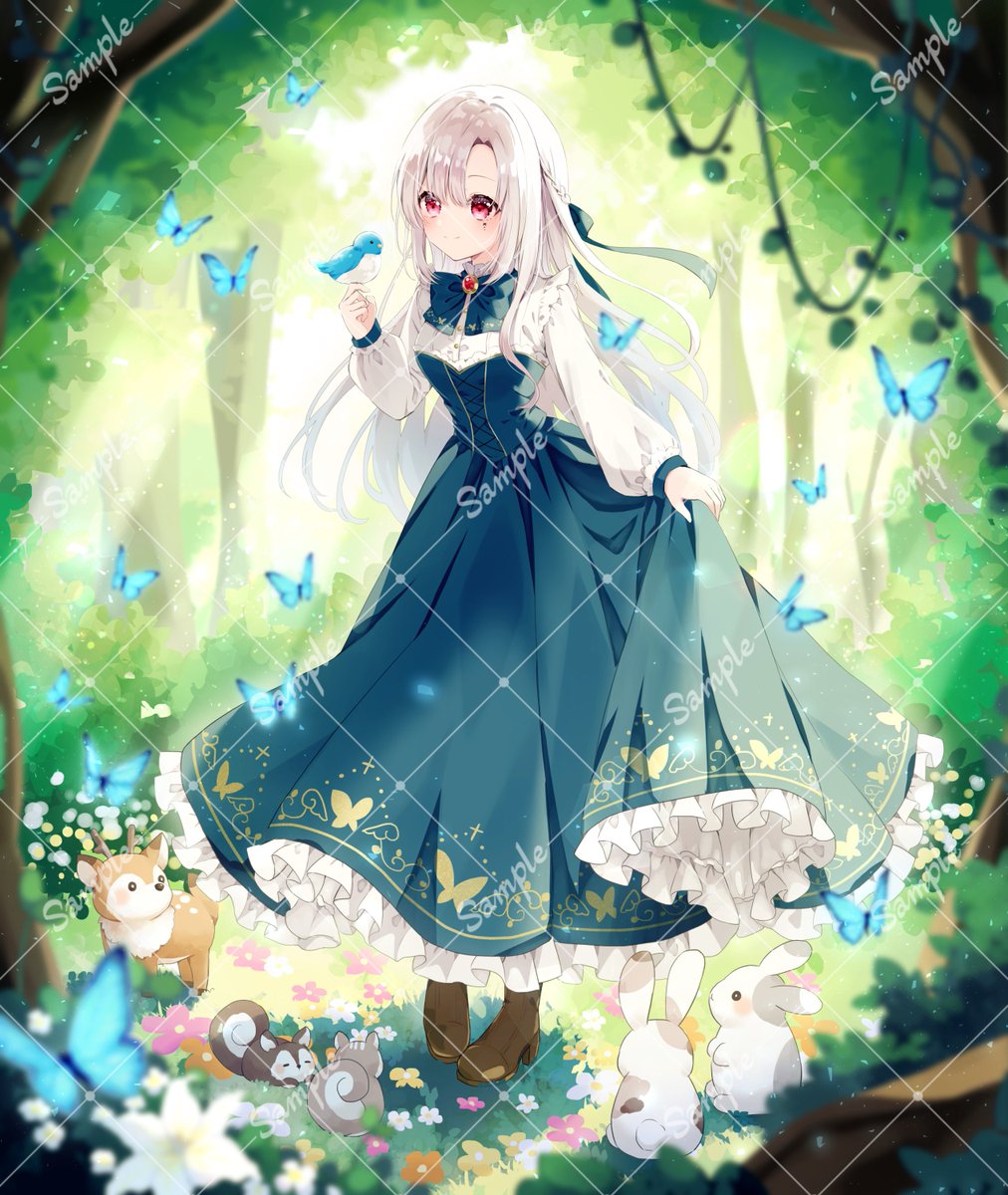 「〖 お知らせ 〗  Alicia-アリシア-様(  )にご依頼いただき活動用の一」|月見草のイラスト