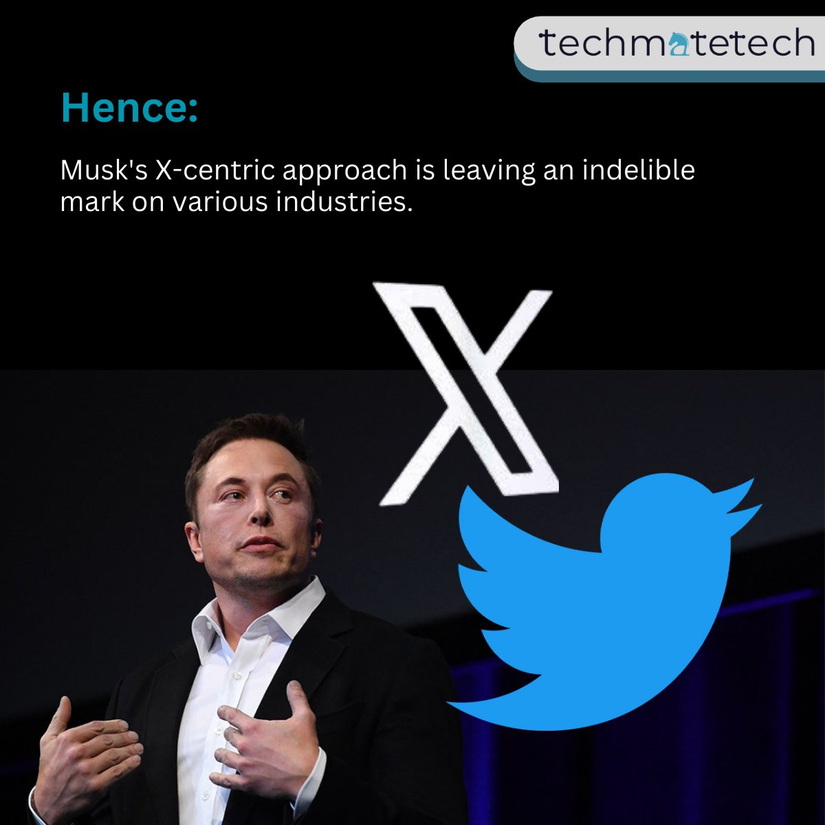 _techmatetech_'s tweet photo. Discover how Musk's innovative mindset and daring vision are set to reshape the digital landscape and redefine our online interactions.

#twitter #elonmusk #xlogo #twitterupdate #socialmediaplatform #techmatetech https://t.co/T2Bar2fwuC