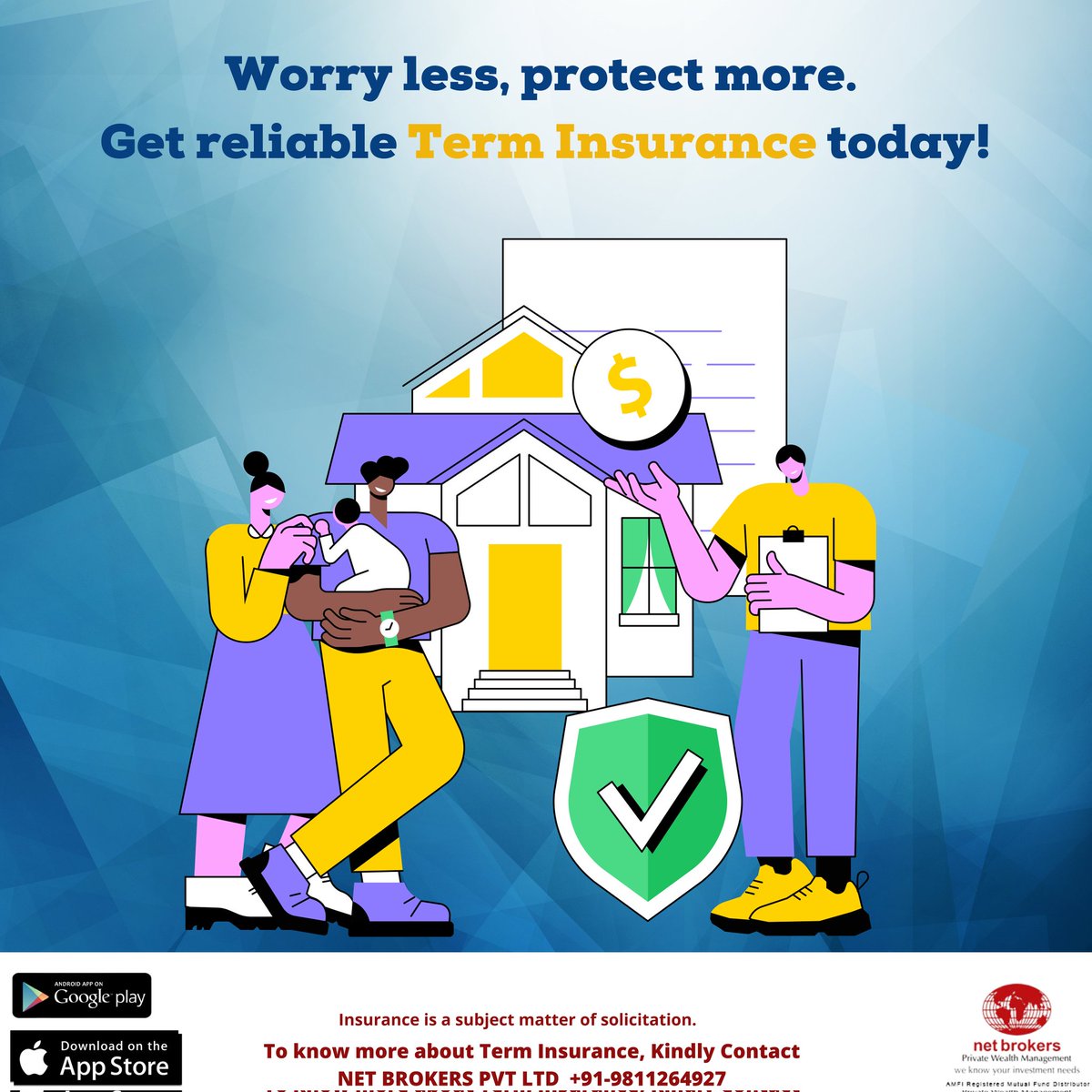 NetBrokers4's tweet image. Planning for the future with Term Insurance - because peace of mind matters! 

📞Call us today to know more.

#terminsurance #TermInsurancePlan #Terminsurancepolicy #insurance #netbrokers #FinancialWise #mutualfundsahihai #financialplanning