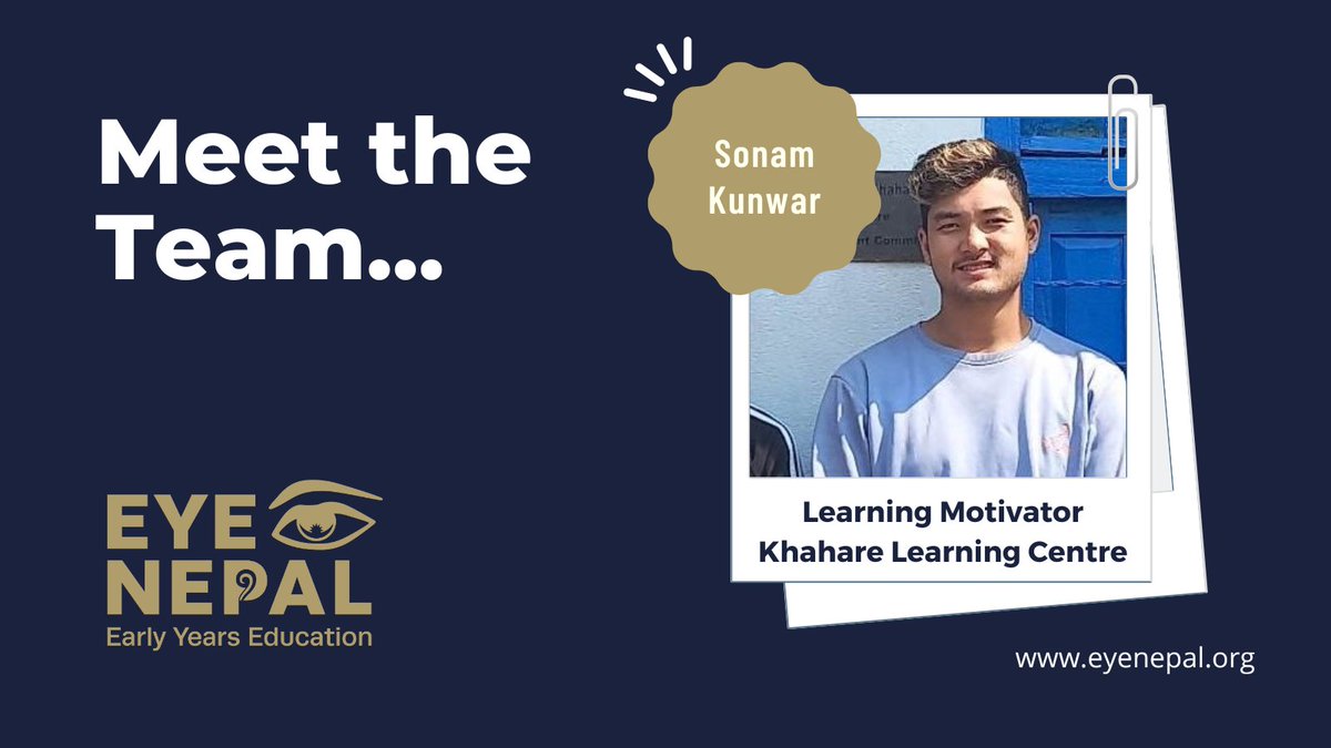 EYENepaltweets's tweet image. Sonam, a local resident of Khahare village in #Bandipur, opens our Learning Centre in the morning and evening. He is keen on teaching and motivating the children with their learning. His specialism is higher grade Maths and Science, supporting students up to grade 12.