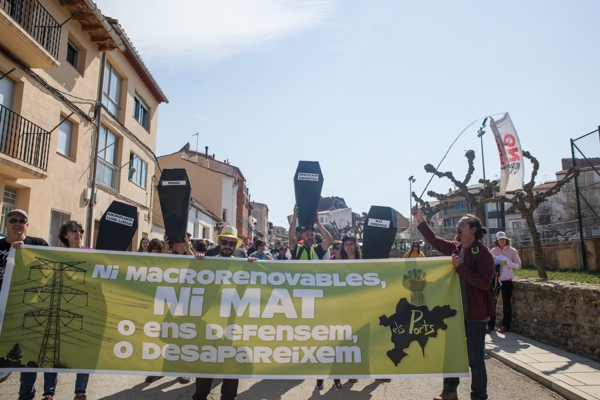 🔴 Des de <a href="/NoMatCCastello/">No a la MAT Comarques de Castelló</a> no ens aturarem fins fer caure aquest projecte, així como totes les macroestructures energètiques colonials que pretenen destruir el nostre món rural i futur de les nostres comarques

🌱Per un món rural viu on pague la pena viure, 
defensem-nos!🔥