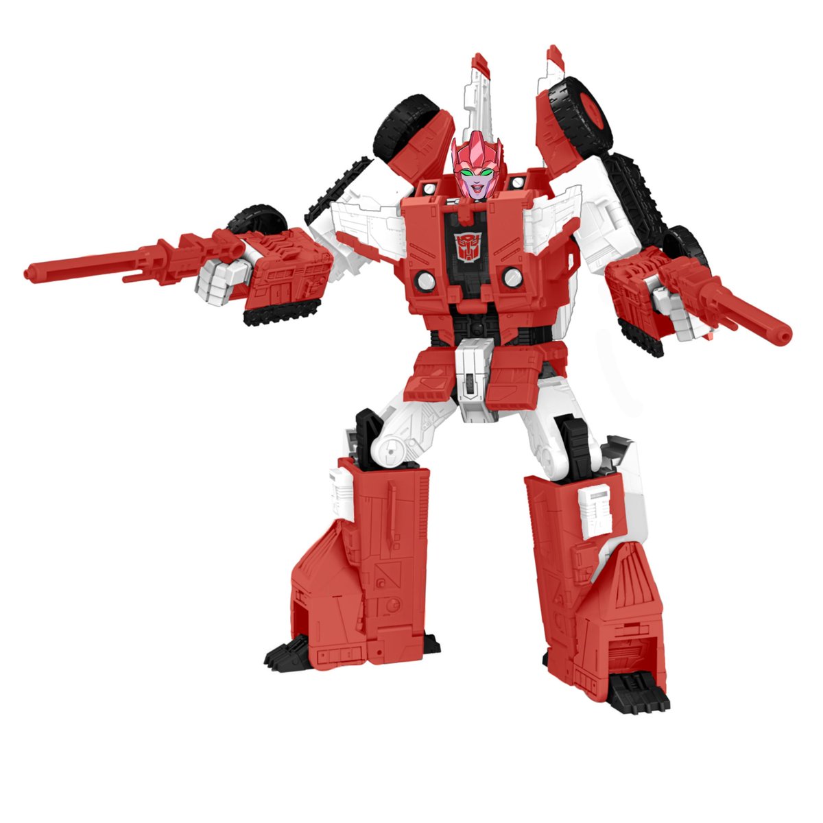 #Transformers #Digibash Did one based off of <a href="/UltraPrimal/">UltraPrimal</a> avatar as I adore the colours, I also used <a href="/LyndaxyArt/">✨NEXT EVENT TFCON LA 2026😎 💖✨</a> head design as it didn't feel right to use the original Quickswitch head. (Hopefully I'm not overstepping by doing this, I appreciate both your guys' works)