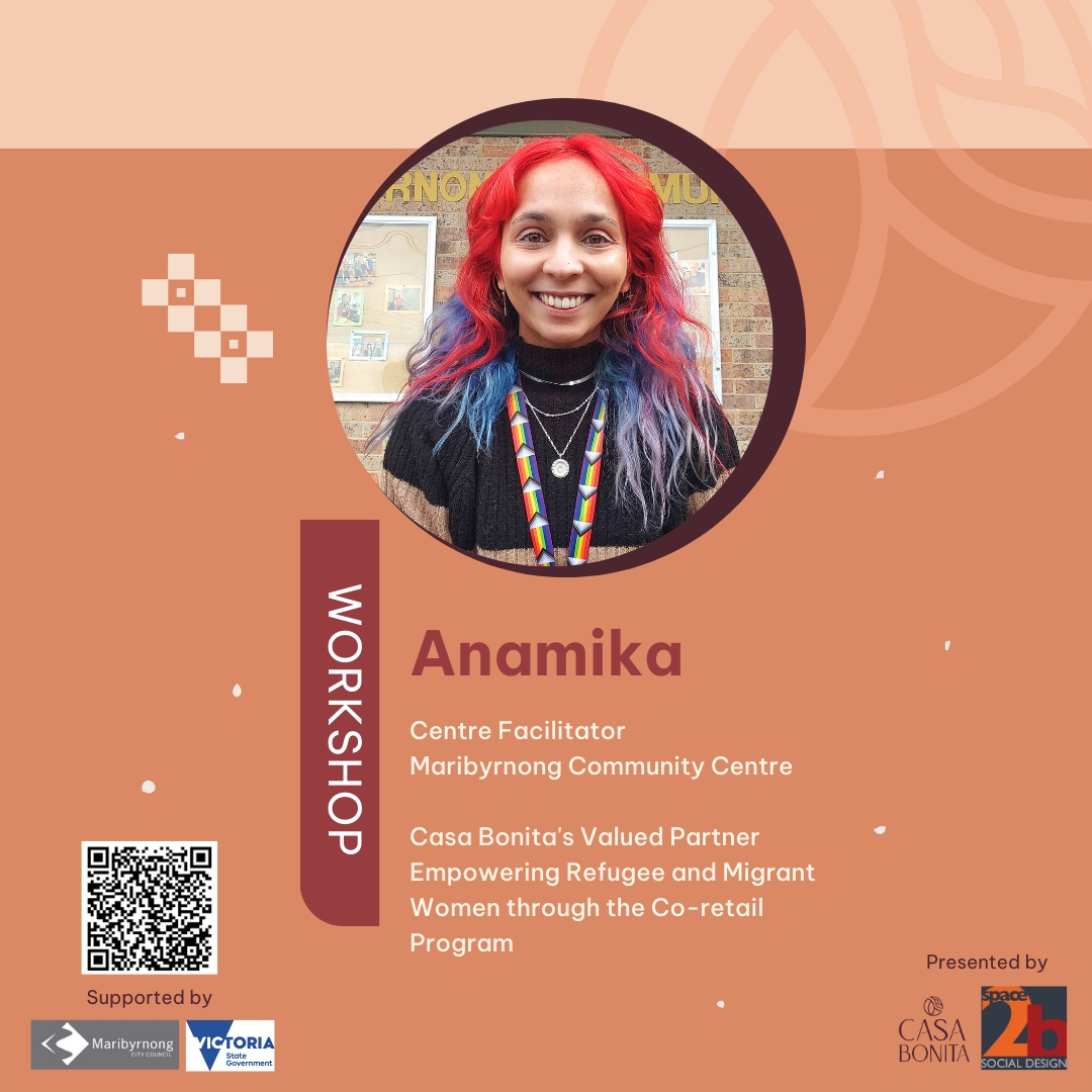 👋 Meet Anamika! 🌟

We are thrilled to introduce the new Centre Facilitator at Maribyrnong Community Centre! 🏢 She is ecstatic to embark on this journey of empowerment and collaboration.

#MaribyrnongCommunityCentre #CasaBonita #EmpowermentThroughUnity #InclusionForAll