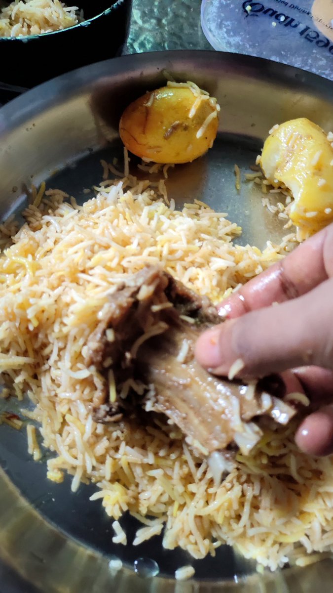 I'm left with no option but to post this here. Pissed with the service of <a href="/Swiggy/">Swiggy</a>. Just received this from Oudh restaurant and the mutton is full of fat nd rarely has some meat. The rice is not cooked well and smells foul. Chat support isn't connecting