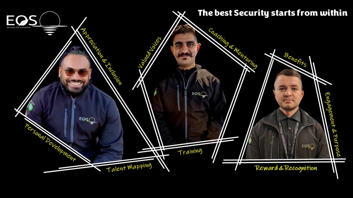 EOSSecurityLtd's tweet photo. The best security, starts within.

I make no secret of the fact that security officers are the most important part of @EOSSecurityLtd. Getting this right makes everything else work. https://t.co/FU5qauNBnY