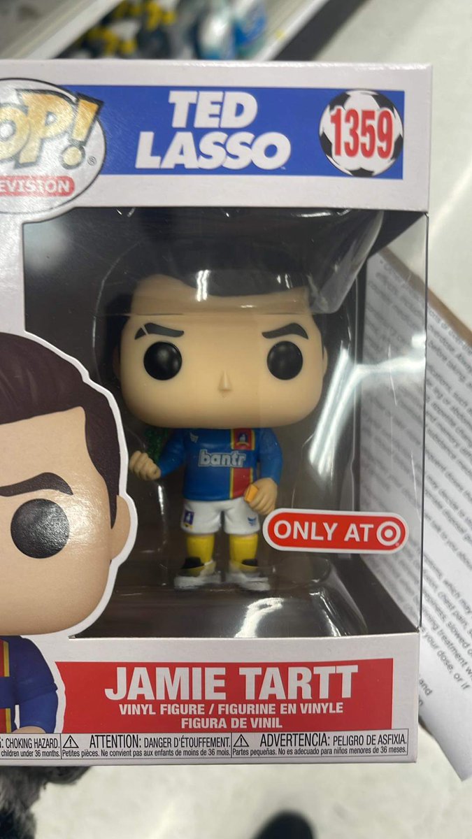 MelaniesMuses's tweet photo. When you find the @Target exclusive @phildunster Jaime Tartt @OriginalFunko on the shelf - but the store won’t sell it to you because it’s not out ‘till the 11th.  Not even an apology 😡 #TedLasso #JaimeTartt #BadCustomerService #NotTheLassoWay https://t.co/tEh1EIA8Yy