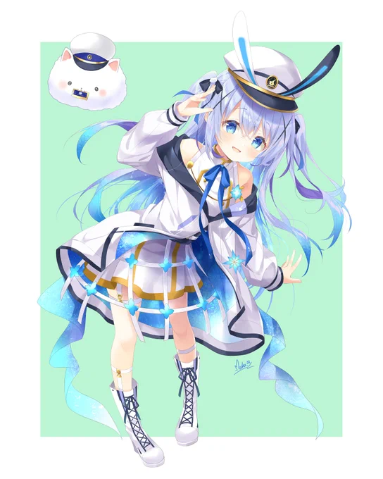 C102新しい銀河特急チノちゃんを描きました! ようこそ～  #C102 #gochiusa #ごちうさ #銀河特急ラビットハウス