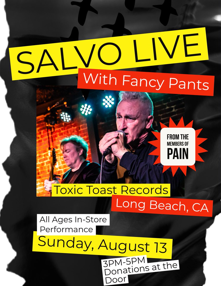 Saturday August 13 Long Beach, CA at <a href="/toxictoastLBC/">Toxic Toast Records</a>