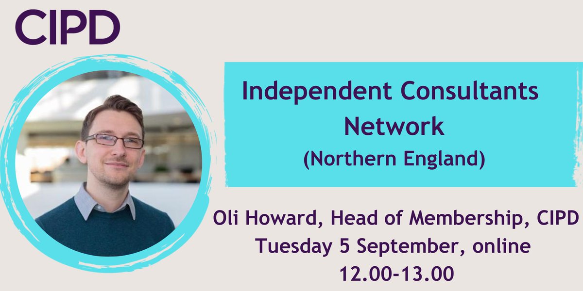 🙋🏿‍♂️Are you a #northern independent consultant in #HR or #L&D? 🗣️Join our Independent Consultants Network to hear from our Head of Membership about what resources & tools can help add value to your role & performance. 📌Tues 5 Sept 12.00-13.00, online lnkd.in/eZcYJNpH