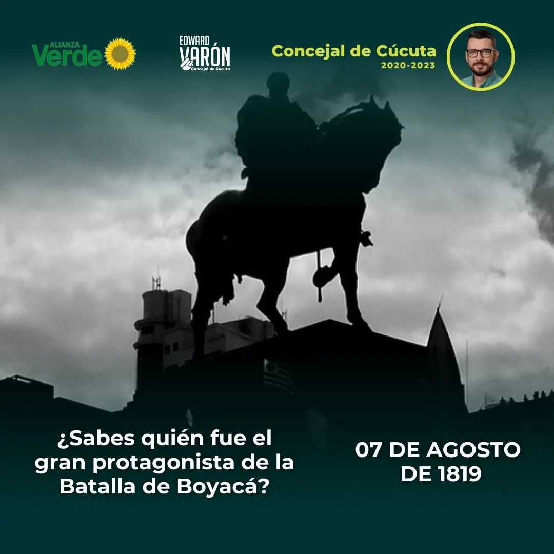 EdwardVaronF's tweet photo. Hoy rendimos homenaje a la conmemoración de la batalla de Boyará librada el 07 de agosto de 1819, una oportunidad para recordar con orgullo la tenacidad con la que los próceres lucharon por nuestra libertad.📷📷📷

#CreemosEnCúcuta
#Cúcuta300Años
#BatallaDeBoyacá https://t.co/4r2Z9GDKBG