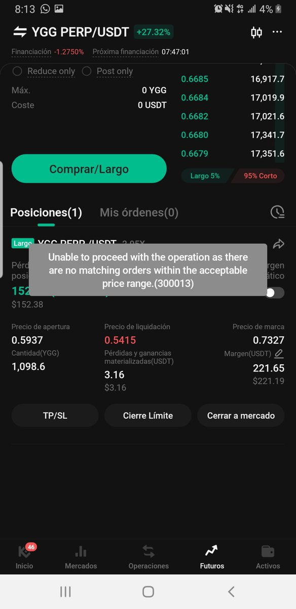 MisaCastillo15's tweet photo. @kucoincom
My position did not close with the stop look and they liquidate my earned funds
the support closes the chat does not answer me https://t.co/mYKu3IrLnj