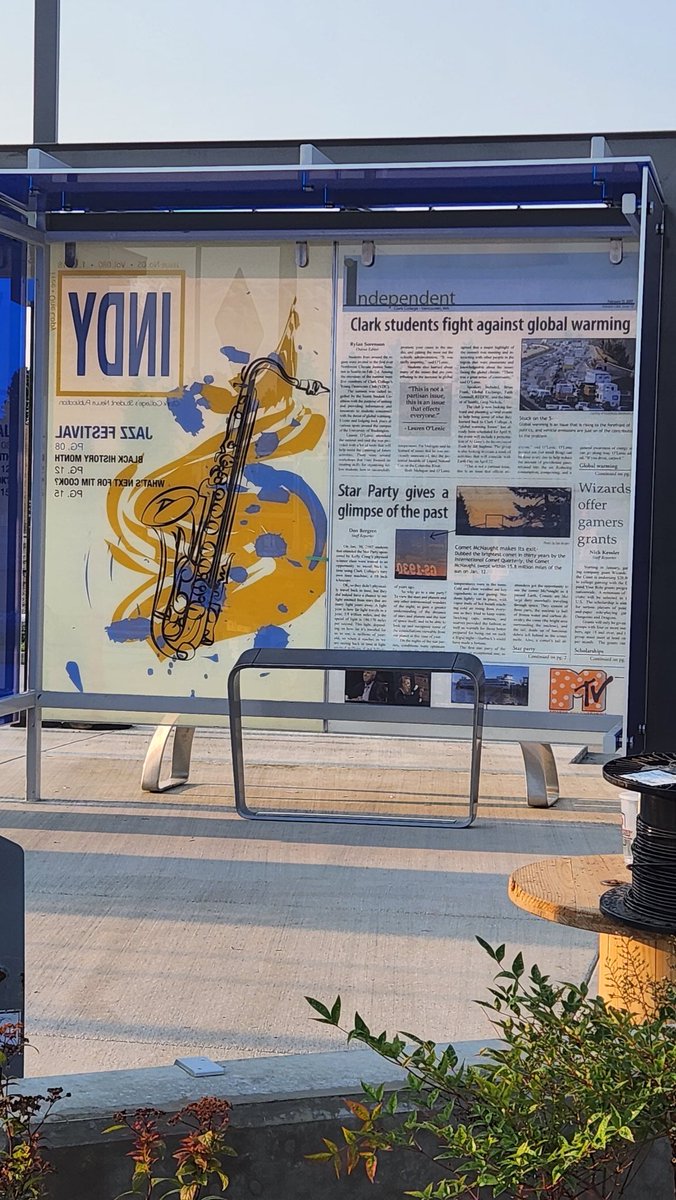 shawnmdonaghy's tweet photo. Who's ready for #redvine? Our @ctranvancouver team is close to testing & opening on October 1st. The Mill Plain @ClarkCollege depot is looking good, and here's a sneak peek of the incredible Penguin themed glass panels! Let's goooo! 🚌🐧🔥🐧🚌 (then Highway 99 to @WSUVancouver!) https://t.co/qkx0AJJV1S