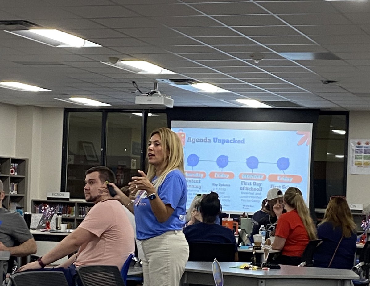 schultzshoutout's tweet photo. Looking forward to a new school year with fantastic teachers who are eager to learn and teach! Great first day back! @ljhpatriots #RISDWeAreOne https://t.co/WtMK2zBaMk