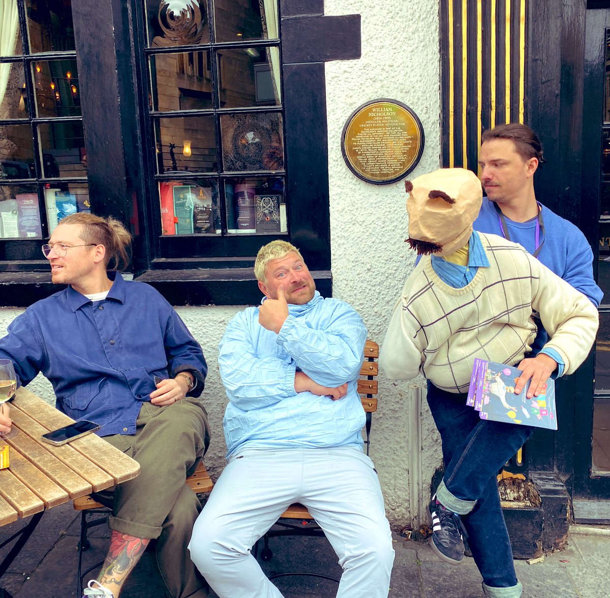 Bills44th's tweet photo. So happy to have some pints with the locals!

#fillyerboots #EdFringe2023 #edfringe 

@FollowTheCow @edfringe https://t.co/IVtkshAnKG