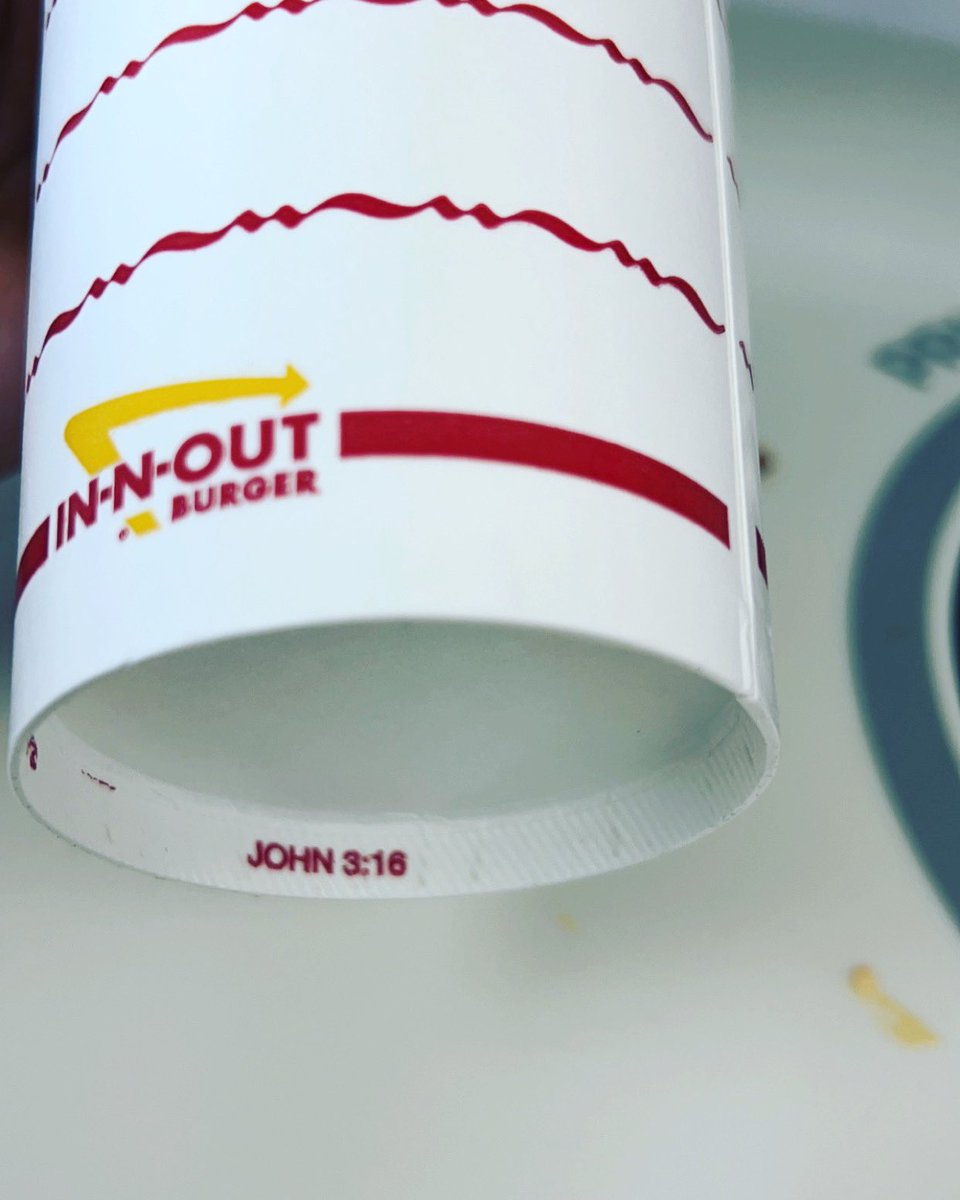 dennisachen's tweet photo. Glad to see a scripture reference at In-n-out ! https://t.co/VCsTQuf9iC
