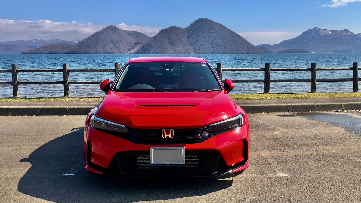 YF8VduoerTv3xNn's tweet photo. スマホの写真見てたらアップしてたのより良さげな写真がありました♪
4月に洞爺湖へ行った時のもの📸
またドライブ行きたいな〜🚗🎶
#フレームレッド
#fl5 
#シビックタイプR
#civictyper 
#rallyred https://t.co/fnjVCACb92