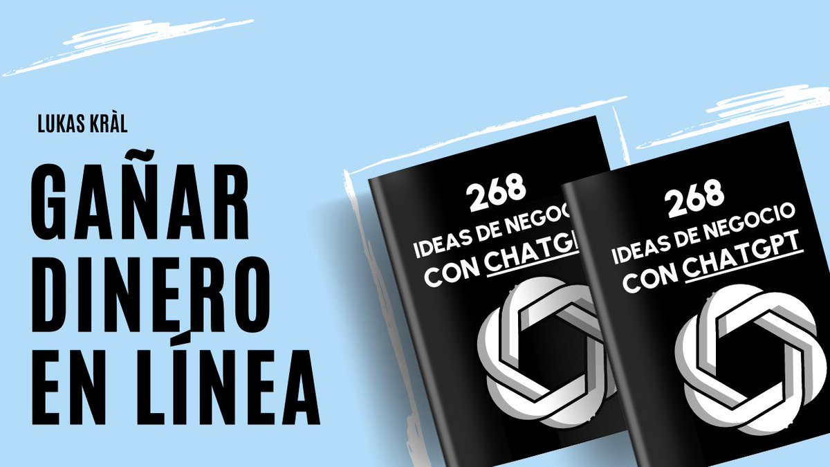 🤖 Los chicos ganan 15K€/mes con ChatGPT.

👎 Pero la mayoría de la gente todavía no entiende cómo.

🚀Así que he reunido 268 ideas de negocio con ChatGPT

🎁 Normalmente 25 €, pero las próximas 24 horas es GRATIS.

1. Sígueme
2. RT este tuit
3. Commenta "GPT"

📨 Te lo enviaré