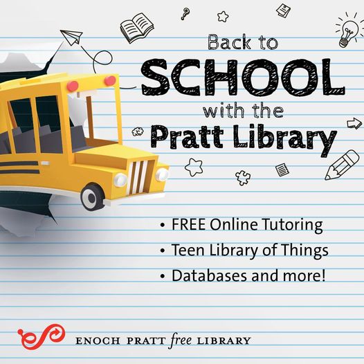Get back to school ready with your Pratt Card! Get homework help, tutoring, materials and more for FREE.  Get ahead before school year begins at loom.ly/IwpJjzg