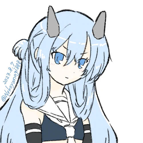 伊203 #艦これ版深夜の真剣お絵描き60分一本勝負 #艦これ版真剣お絵描き60分一本勝負_20230807