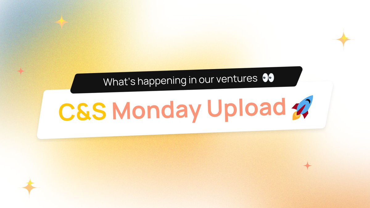 codeandstate's tweet photo. 1/6) - Code & State Monday Upload 📡
Launching the 3rd edition of our "Monday Upload," spotlighting last week's highlights and giving a preview of what's on deck this week.
Embark on this journey through our ventures with us! 🧵👇
#MondayUpload #ICP #VentureStudio https://t.co/2QUEunokZe