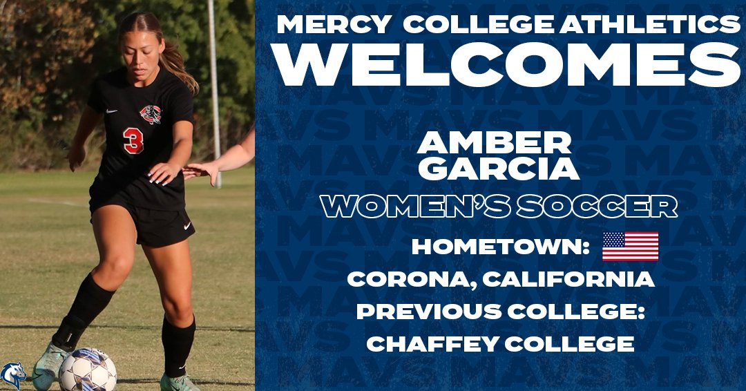 Today we welcome Amber Garcia who joins women's soccer in the fall from Chaffey College in California!