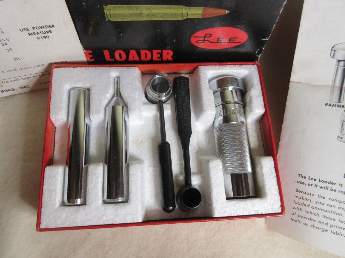 Vintage 1969 Lee Loader for reloading kit 12 ga. 2 3/4" ebay.com/itm/2351179908……… #eBay via
<a href="/eBay/">eBay</a> #hunting #hunt #hunter #deerhunting #huntingseason #huntinglife #deer #whitetail #deerseason #hunters #outdoors #lee #sportinggoods #tools #collector #shotgun #ammo #Nra #firearms