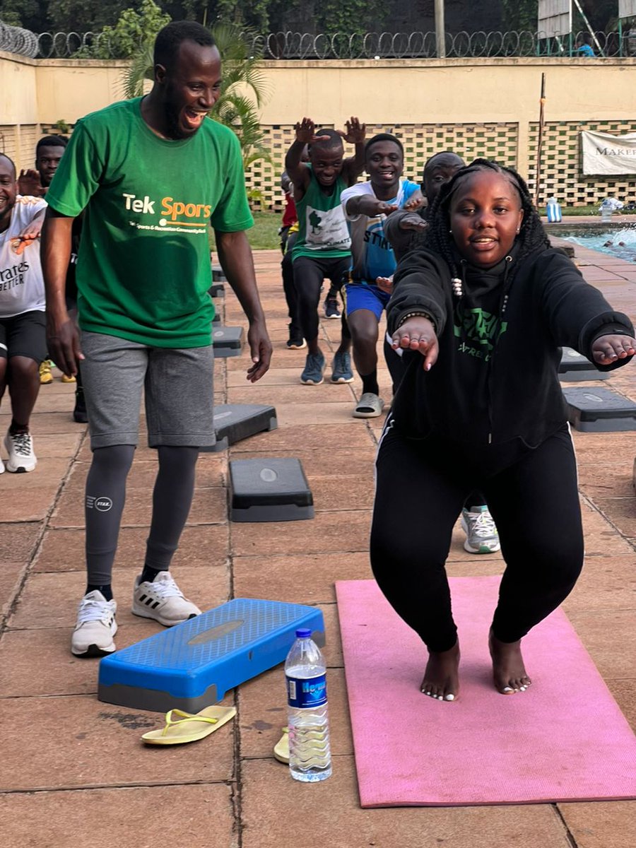 Derickbusindo's tweet photo. This is how fun our sessions be .
 So why can't you join us today? .
 We are at @Makerere
Swimming pool arena .
#KeepItAtTekSports https://t.co/m1dgvBvn7X