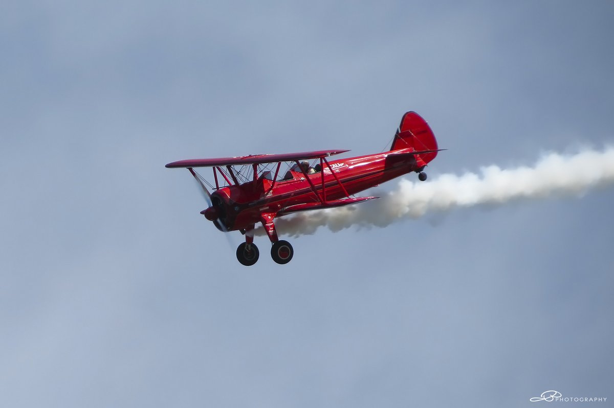 ExplorerJB's tweet photo. Stearman aerobatics are the best aerobatics. @vkflyer #OSH23 https://t.co/fAEUgrp4Cj