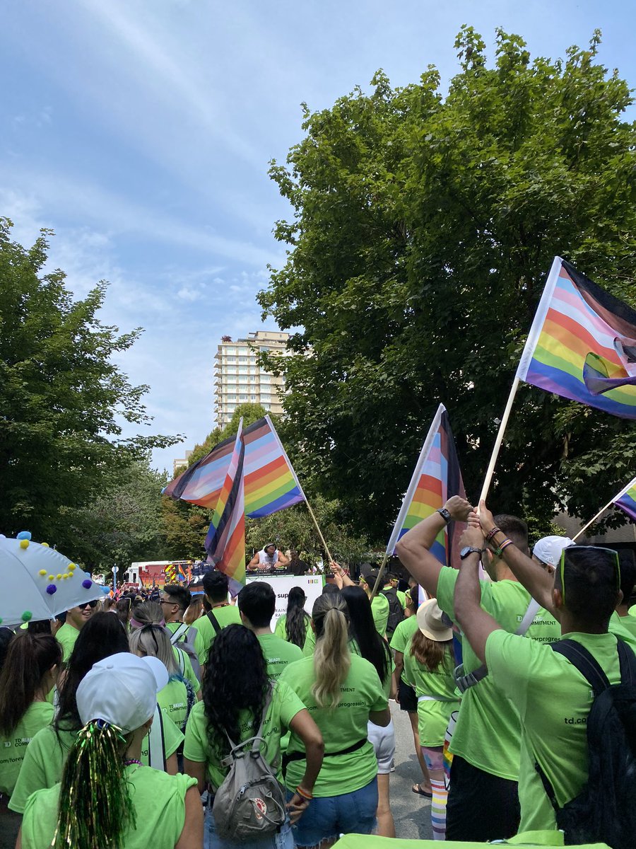 TD is proud to be the presenting sponsor of the Vancouver Pride Parade! TD colleagues, family and friends came to march together. The work of Vancouver Pride is helping to drive positive progress and together, we create a more inclusive future for the 2SLGBTQ+ community.