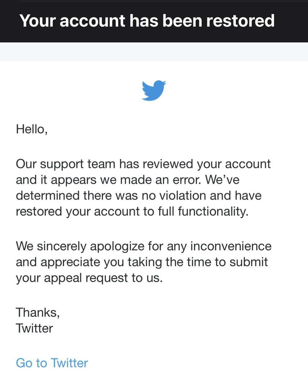 Twitters hat sich erbarmt und meinen alten account <a href="/dommmiiii/">Dominik 👻</a> doch wieder freigeschaltet. Aktuell ist er noch eingeschränkt und kann nix posten, werd den hier aber demnächst deaktivieren. Würd mich also freuen, wenn ihr mir drüben auch folgt (falls ihr das net tut) 😌