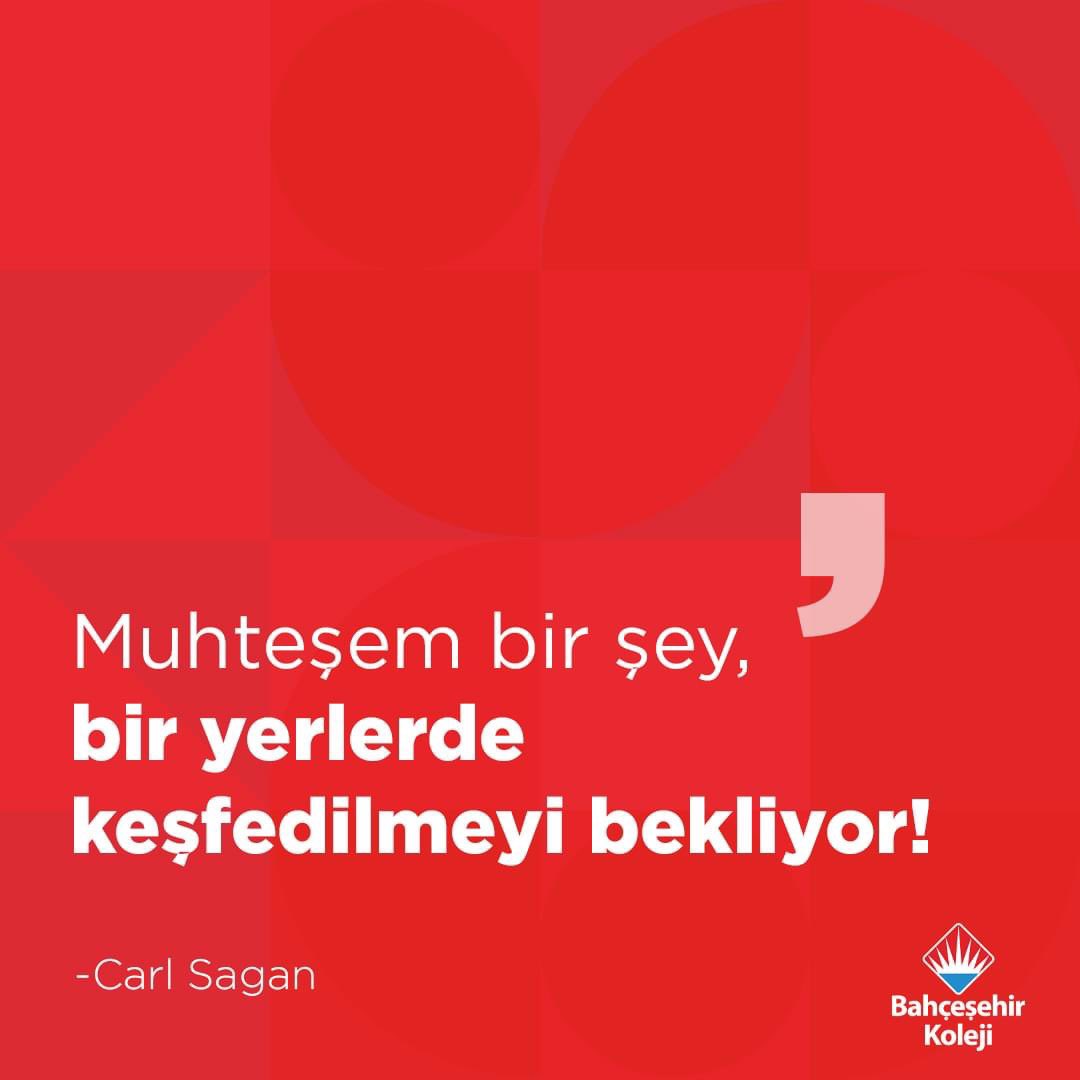 Muhteşem bir şey, bir yerlerde keşfedilmeyi bekliyor!

#astrobiyologcarlsagan
