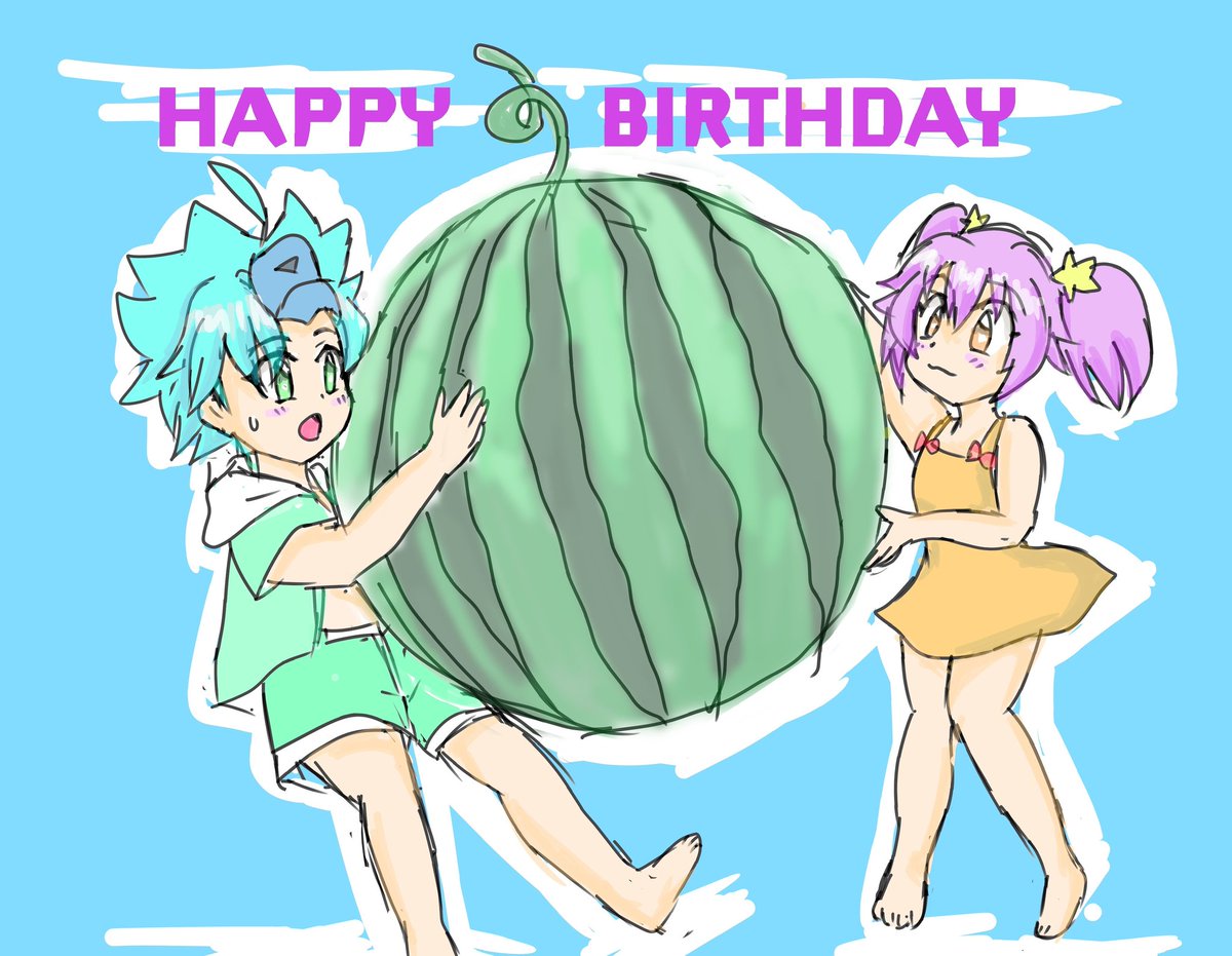 今日はトコニカちゃんのお誕生日✨
おめでとう〜🎉
夏といえばトコニカちゃん😊
ベイクラブとかみんなでスイカ割りして！🍉