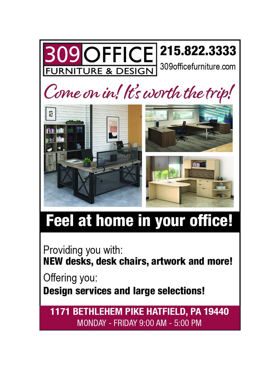 309Office's tweet photo. Design your dream office today.
Stop by our large showroom and let us help you create your office space.
Over a hundred chairs to sit in to find the perfect one for you.
Our Desks are available in many different finishes and sizes. https://t.co/KnbQrfAMVD