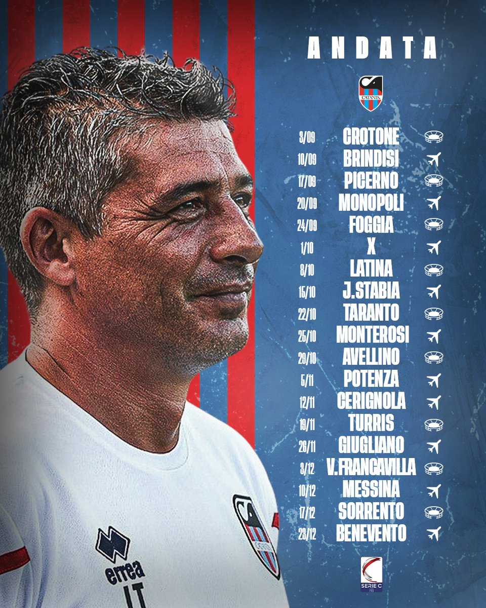 cataniafc_'s tweet photo. 🔴🔵👊🏻 Serie C 2023/2024, il calendario del Catania 

#CataniaFC #SerieC https://t.co/NSrkildjD6