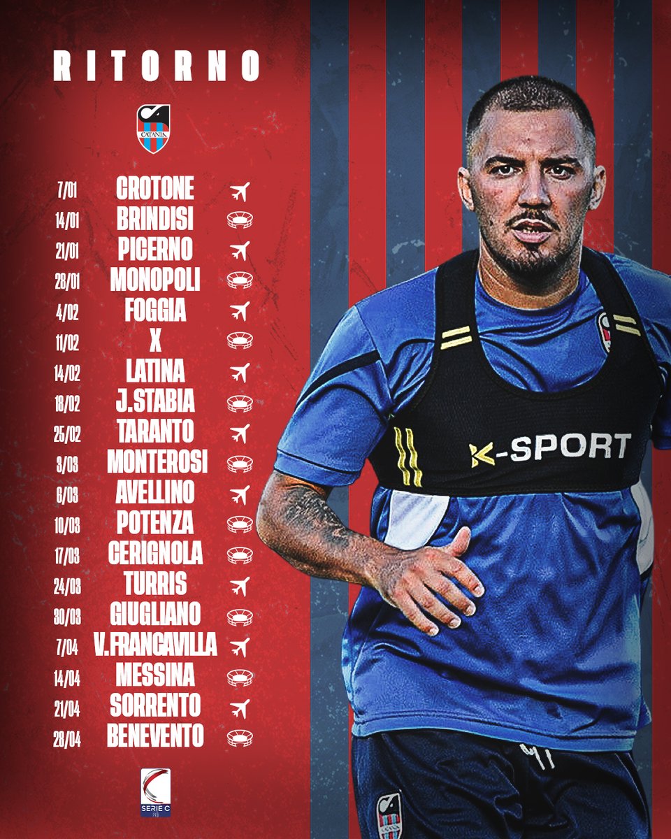 cataniafc_'s tweet photo. 🔴🔵👊🏻 Serie C 2023/2024, il calendario del Catania 

#CataniaFC #SerieC https://t.co/NSrkildjD6