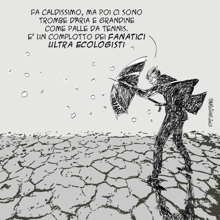 maurobiani's tweet photo. #taglioalto "Fanatici ultra ecologisti". 
Uscita il 4 agosto su @ilvenerdi https://t.co/KWoUqGDRuT