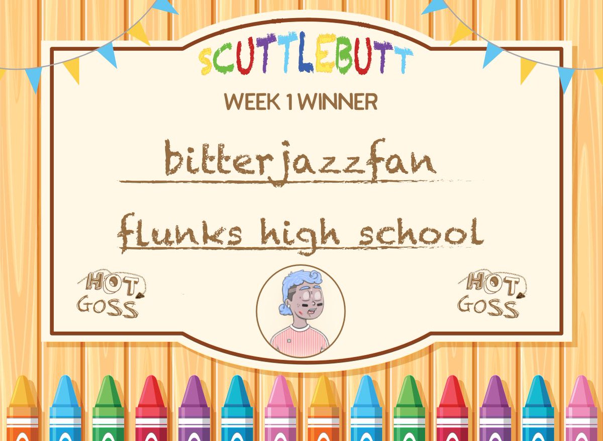 Flunks_HotGoss's tweet image. GM #FlunkFam! Week 1 of Camp Scuttlebutt is in the books and we have our first winner of $25 USDC… Join us in congratulating @bitterjazzfan!!! #CampScuttlebutt Didn’t win in week the giveaway?! Well you’re in luck, we have 51 more giveaways plannned. 👀 💰 #LetsFlunkingGo